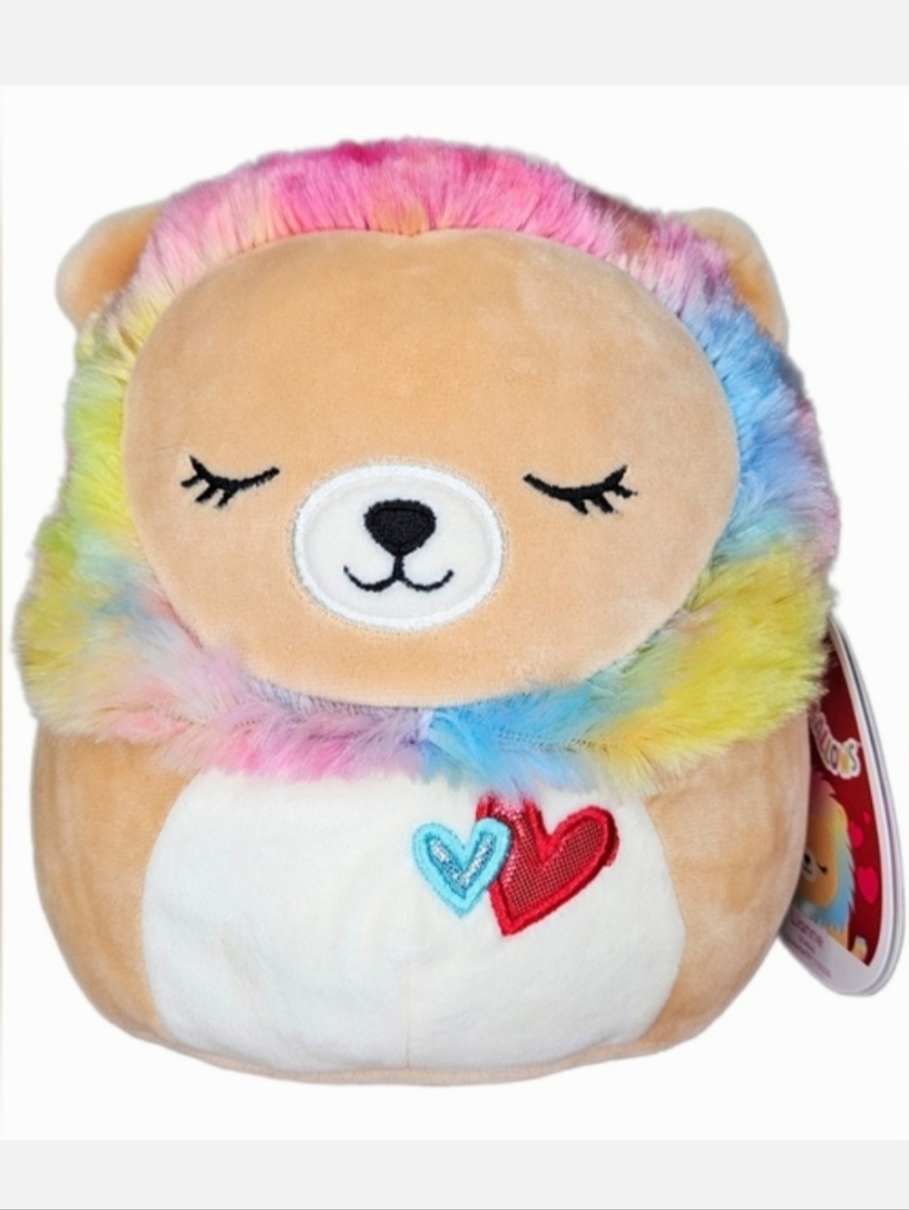 NWT *RARE* Lianne The Sleeping Lion Valentine's Limited Edition Squishmallow 7"
